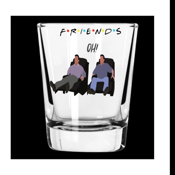 TV FRIENDS Shot Glass/Gift Box set of 6! - Picture 2 of 12